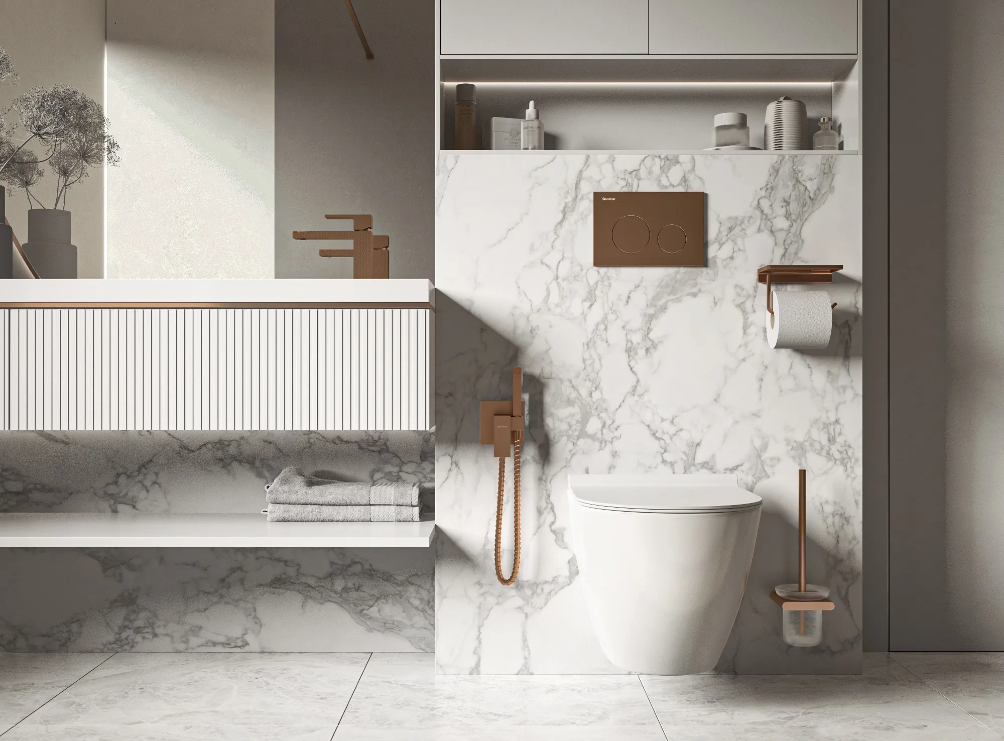 Смеситель с гигиеническим душем FHS02C1RB